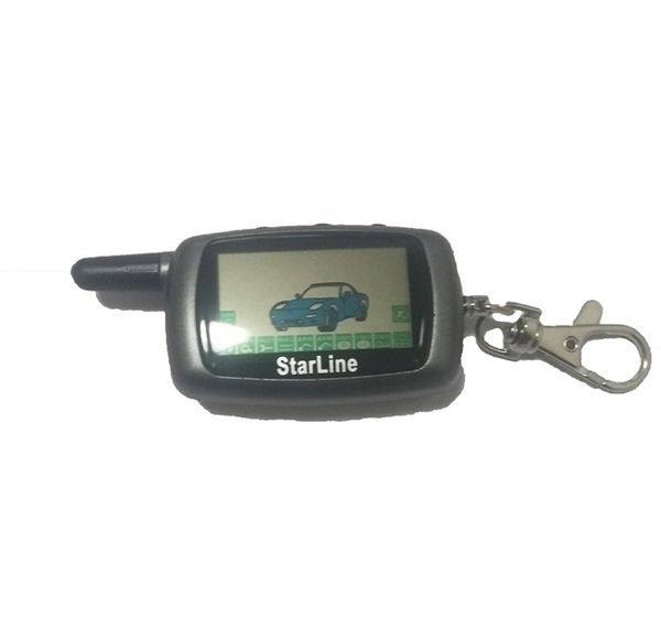 

starline a6 twage keychain key fob chain lcd remote control for starline a9/a6 two way car alarm systems