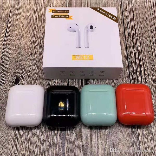 

New mi12 tw touch wirele earbud double v5 0 bluetooth ture tereo earphone wirele head et earbud binaural call touch control iri