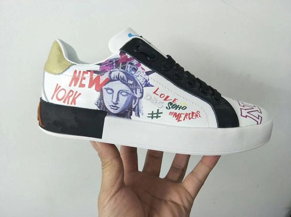 

new fashion rock runner camouflage leather sneakers shoes men,women rock studs outdoor casual camustars trainers sports shoes yh98071901c03, Black