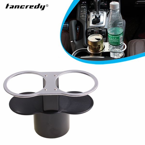 

tancredy car drink holder double holes abs automotive mount holder seat gap stand car cup organizer universal styling