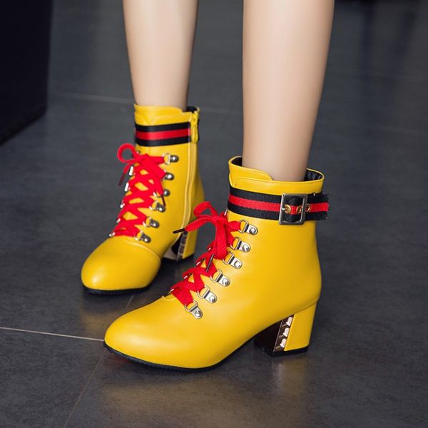 

big size 9 10 11-17 boots women shoes ankle boots for women ladies shoes woman winter matching color pointed side zipper, Black