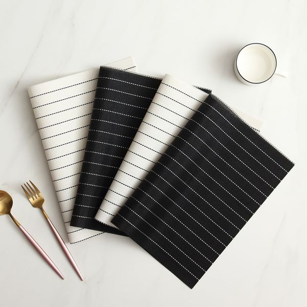 

pvc hollow table mats insulation pads l restaurant non-slip coffee cup mat anti-scalding insulation table mat steak pad