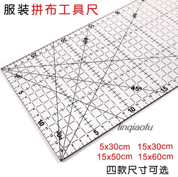 

high-quality black patchwork ruler, multi-function square ruler seam allowance custom-made cloth ruler, manual diy cloth tool