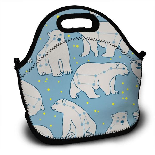 

2020 новый обед мешок ursa minor медвежий изоляция холодного тепловой удобный мешок отдых, Blue;pink