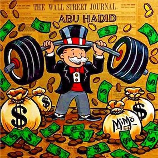 

handpainted & hd print alec monopoly modern abstract graffiti pop art oil painting heavy weights on canvas g258