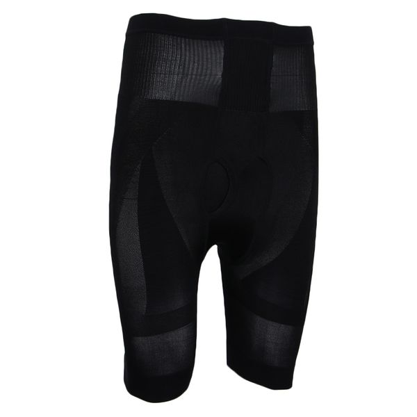 

men's slim body shaper high waist abdomen tummy control shapewear compression shorts, Black;white