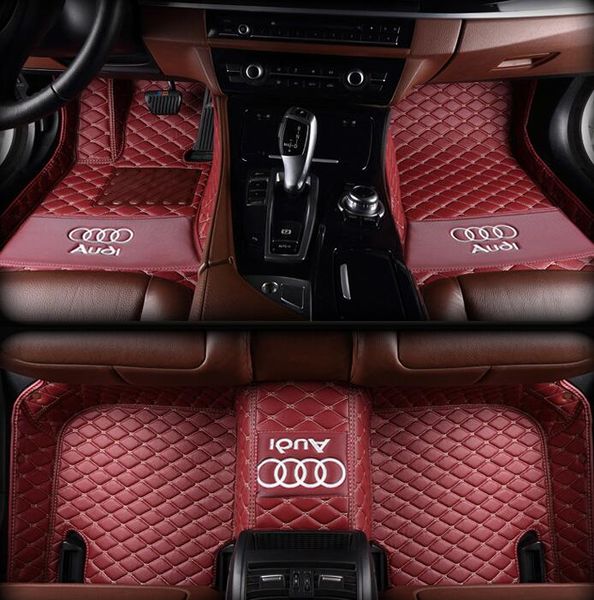 2019 Applicable To Audi S5 2009 2017 Car Mat Anti Skid Pu Interior Waterproof Leather Floor Mat Environmentally Friendly Non Toxic Mat From