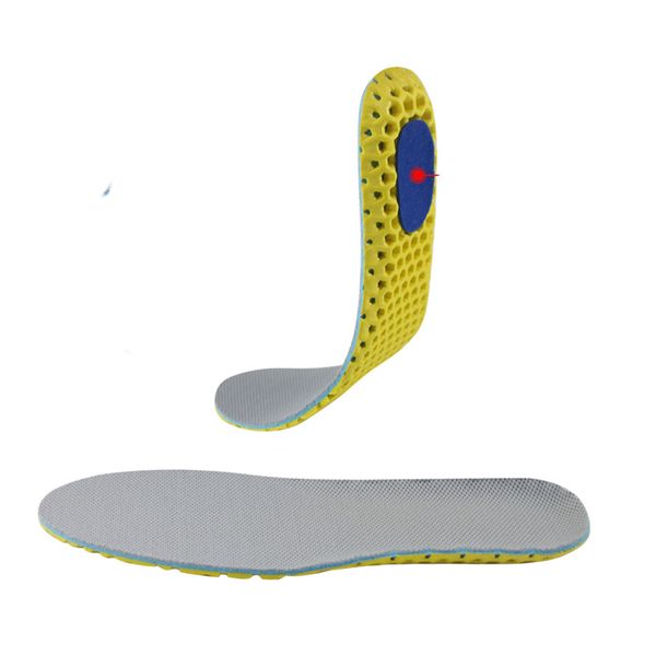 

high elastic breathable men women comfortable trim edges sports insoles running casual shoes foot pads arch support flat care, Black
