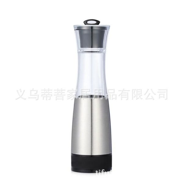 

Pepper Mills Stailess Steel 201 Manual Grinder ABS Arcylic White Peppers Black Pepper Mills Sea Salt Grinder with Ceramic Grinding Core
