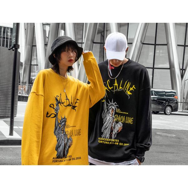 

men designer hoodies 2019 spring autumn brand couple sweater mens street style loose mens luxury letter print with pattern hoodies, Black