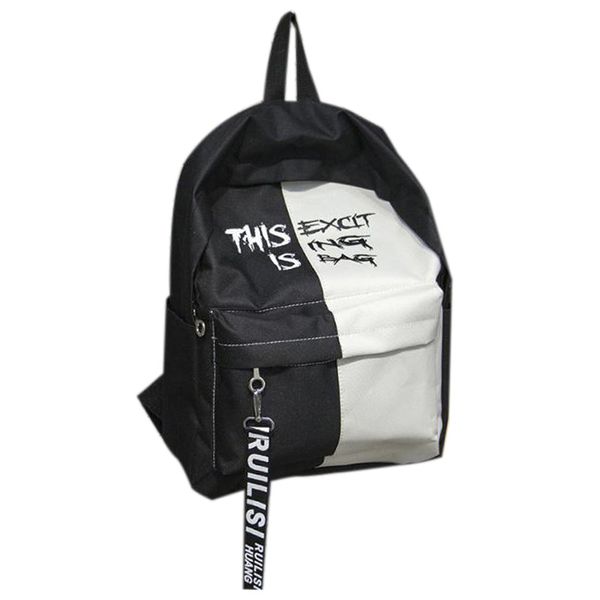 

korean version of the color bag student backpack large capacity spring travel bag