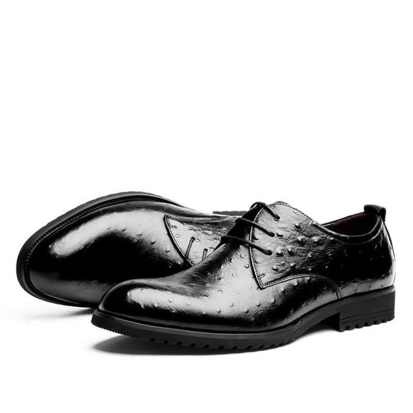 

desai 2019 new arrival business oxford formal shoes for men genuine leather, Black
