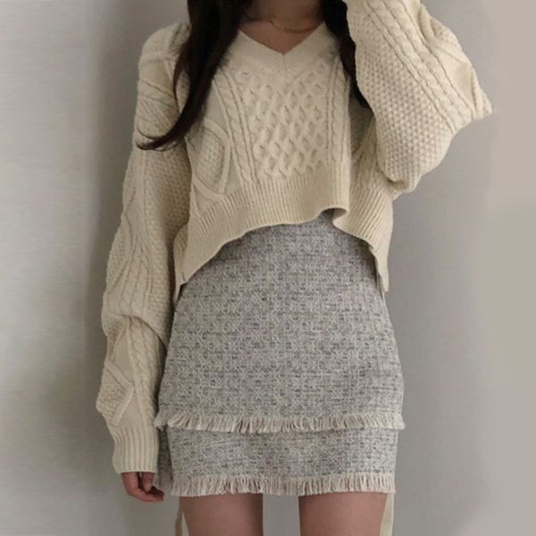 

elegant women warm soft loose batwing sleeves casual thick lazy style autumn winter sweet knitted pullovers sweater fashion, White;black