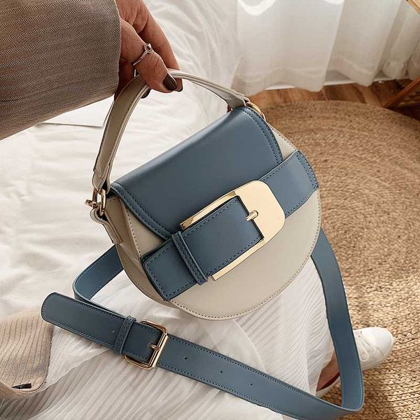 

2020 кожи crossbody сумки для женщин дизайн путешествий сумки моды пояса замка малой дама лоскут плечо сумки