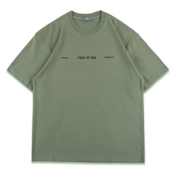

designer and red street brand cotton of tide american printing fog net new mens god hip-hop short-sleeve t-shirt european loose women f pdrm, Black