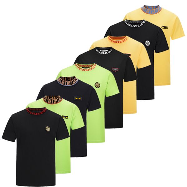 

2019 brand de igner gy t hirt hip hop white men clothing ca ual t hirt for men with letter printed t hirt ize m 3xl