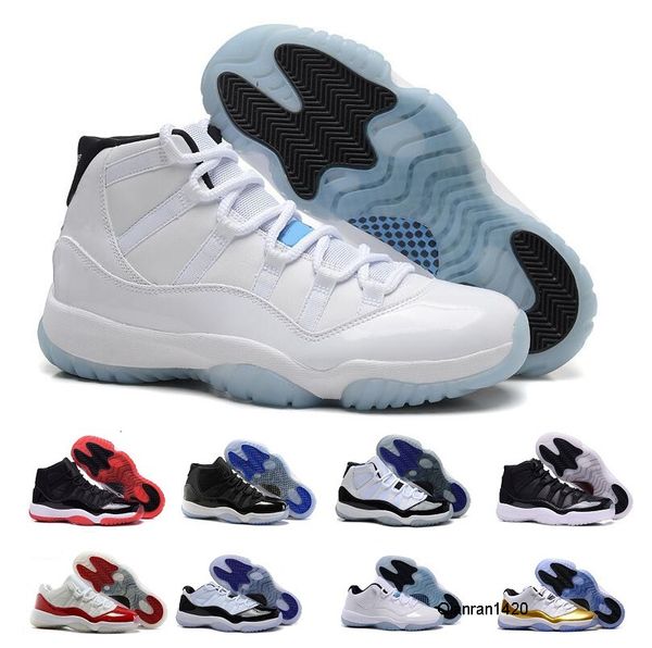 

new 11 men women basketball shoes high low le 11s concord 23 45 blue space jam concord low infrared retre gold cool grey j11 sneakers