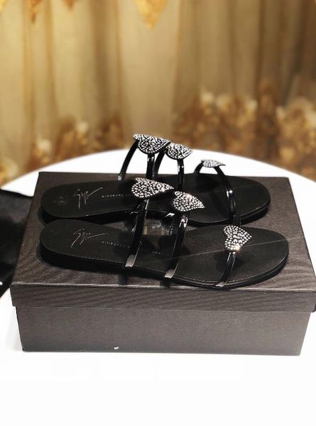 

мужская женское designerluxury сандалия слайд лето мода обувь пляжной обуви черные туфли тапочки флип-флоп box 2021901q