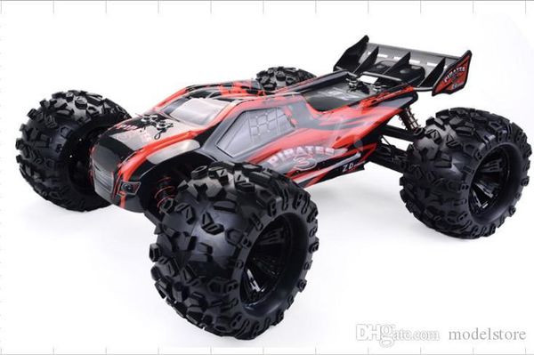 

zd 1:8 08423 rc модель электрический четырехприводный бесщеточный грузовик красный и серый