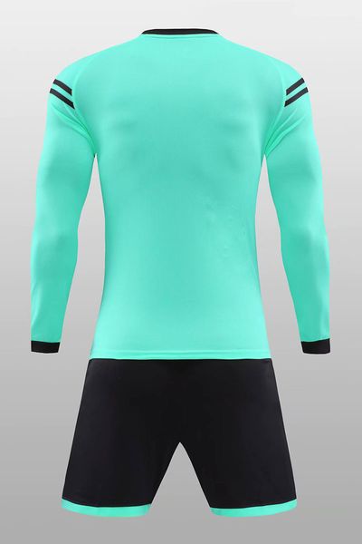 

men blank double-sided football team uniforms kits sports clothes tracksuits personality customized football sets with shorts b41-05, Blue;black