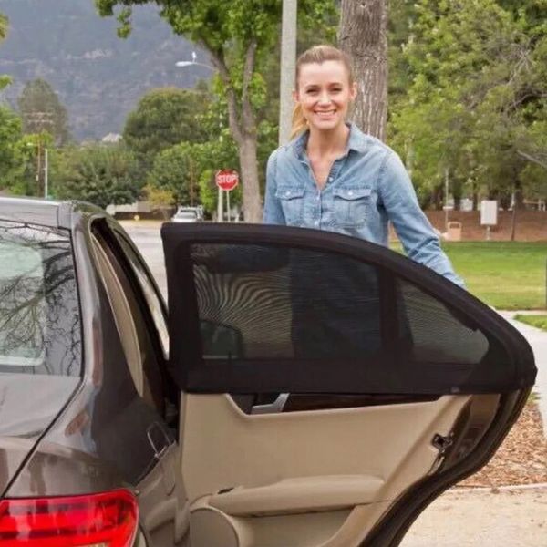 

new solar mosquito dust protection car window cover sunshade curtain uv protection shield sun shade visor mesh car-covers