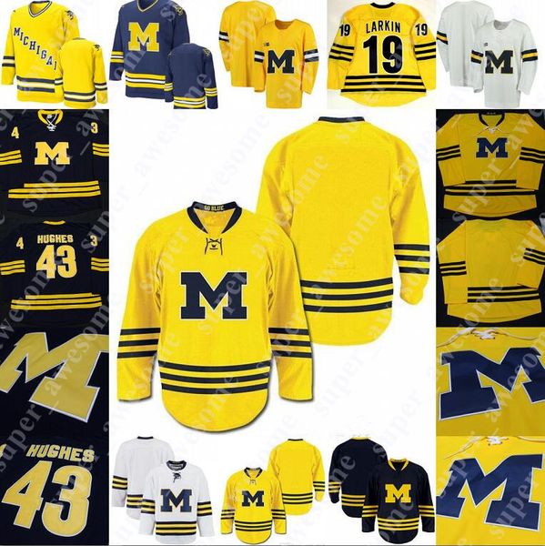 

Michigan Wolverines College Hockey Jersey Jack Becker Luke Morgan Summers Dylan Larkin Kyle Connor Zach Hyman Max Pacioretty Andrew Cogliano