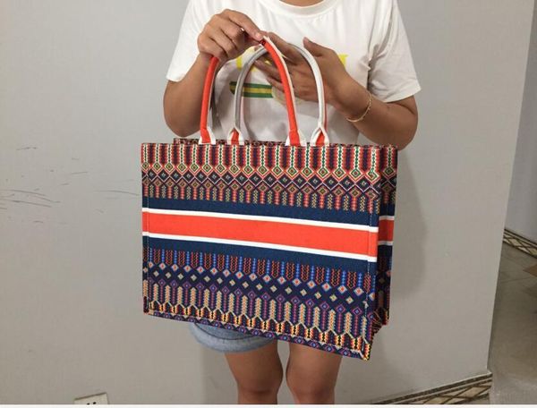 

classic colorful cherry blossom flowers book totes bag handbag printed embroidered bag large capacity purse shopping bags many colva99620