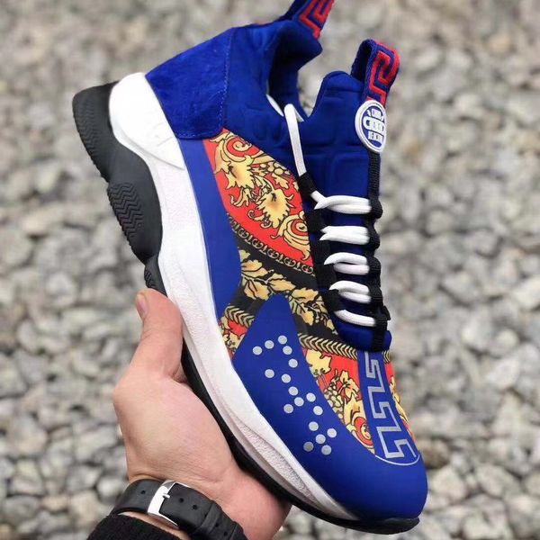 

Brand New Cross Chain Reaction Роскошные дизайнерские Обувь Мужчины Женщины Бегун Черный Красный Синий Зеленый замша Chainer Мужские Кроссовки Повседневная обувь