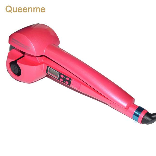 

queenme automatic hair curler magic curling iron lcd screen ceramic heating anti-perm wave curl styler hair care styling tools