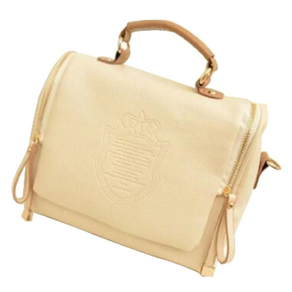 

fashion women handbag vintage stamping shield camera satchel shouder bags