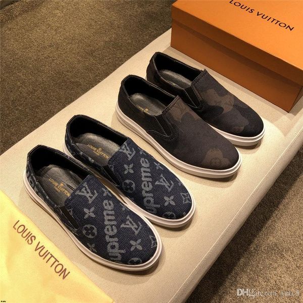 

20wr plus size casual shoes man loafers 2020 summer breathable comfortable slip-on canvas shoes man sneakers size 38-45 yetc8, Black