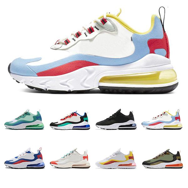 

new arrived react element sneakers for men women bauhaus blue volt triple black blue void sports mens runnning shoe size 36-45