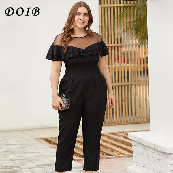 plus size formal jumpsuits with sleeves