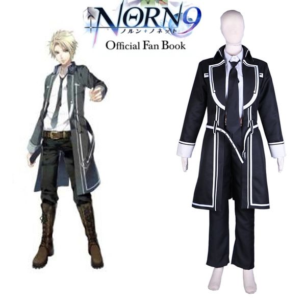

high-q anime cos norn9 yuiga kakeru norn9 var commons last era cosplay costumes student uniform sailor suit sets, Black