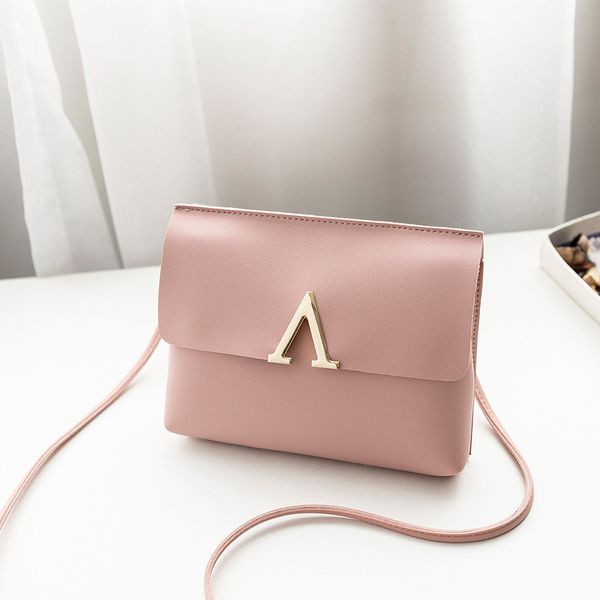 

casual mini handbags leather candy color one shoulder mobile phone bag purse small pouch totes flap women messenger bags bolsas