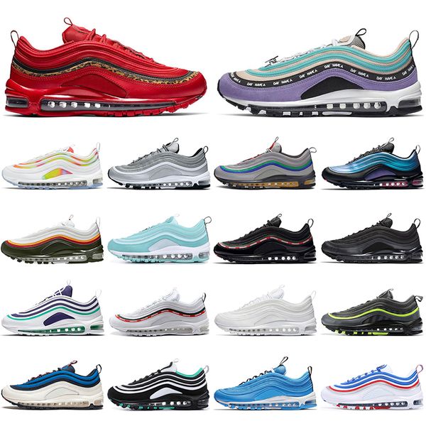 

red leopard #13;air max 97 men women running shoes se mint green all star neon seoul outdoor mens trainers sports sneakers