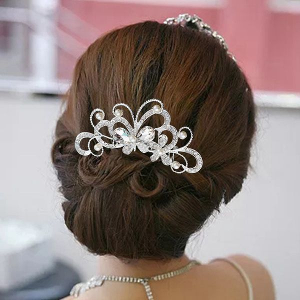 

new design silver bridal diamante rhinestone crown wedding party headband fashion jewelry accessories