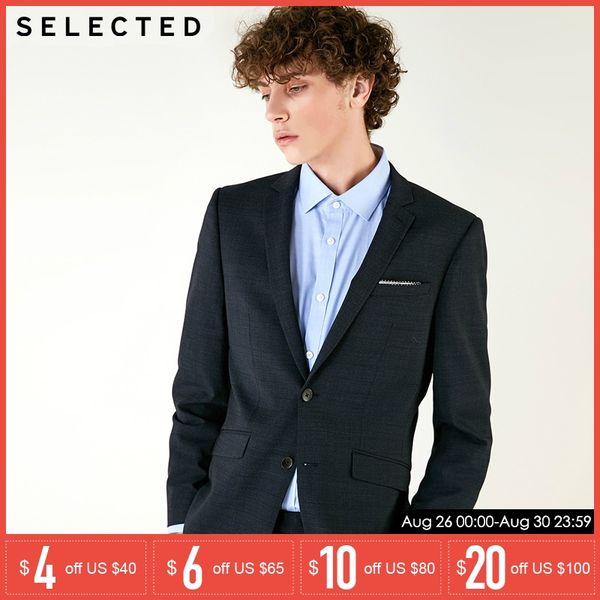 

mens slim fit plaids wool bussiness blazer suit coat| 41835z503, White;black