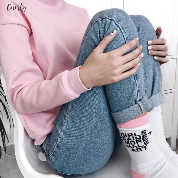 

denim jeans classic 4 season women high waist jeans vintage mom style pencil jeans cowboy denim pants, Blue