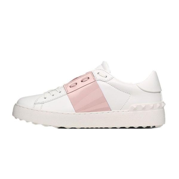 

new arrival designers shoes white black red fashion men women leather casual shoes open low sports sneakers size 35-46