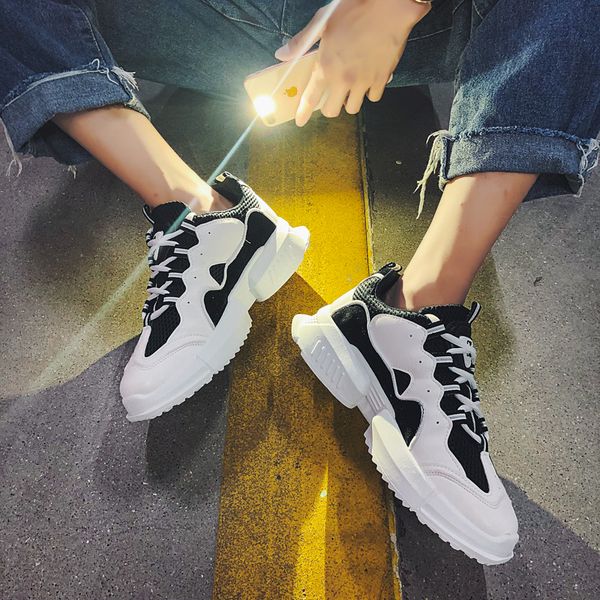 

new trend dad shoes thick outsole running men shoes breathable man sneakers spring autumn sports male shoe otr athletic trainers
