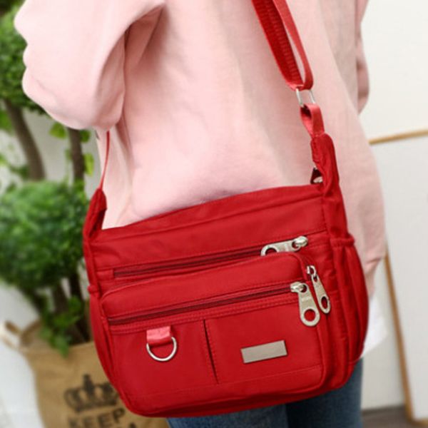 

2019 women mini shoulder bag female canvas crossbody bags ladies sports zipper cloth purse shell mobile phone bag tote#3