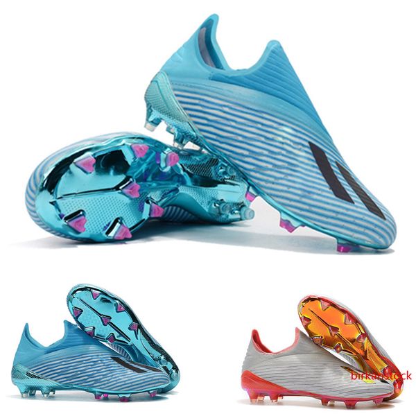 

2019 mens women firm ground cleats x 19 speedmesh x18.1 speed mesh fg outdoor soccer shoes us3-11