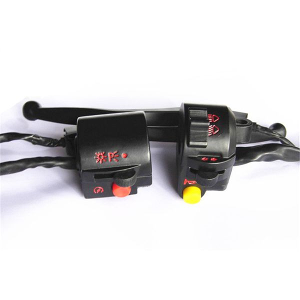 

1 pair motorcycle horn switch electrical parts scooter turn signal control button universal handle switch motorbike accessories