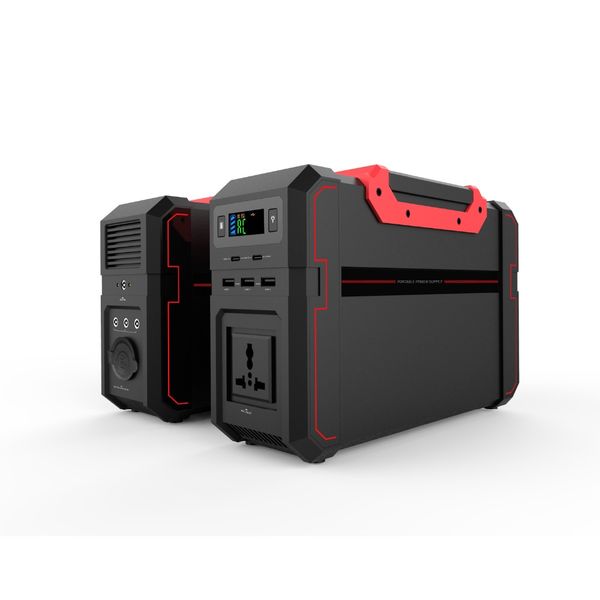 

120000mah portable power solar generator 450w 12v 15a inverter energy power storage home outdoor device charging