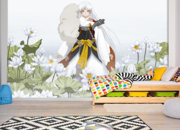 

self-adhesive] 3d inuyasha 156927920 japan anime wall paper mural wall print decal murals