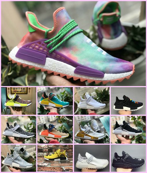 

2019 5 12 original pharrell williams human race hu nmd trail mens designer sports running for men sneakers women trainers us- outdoor shoes