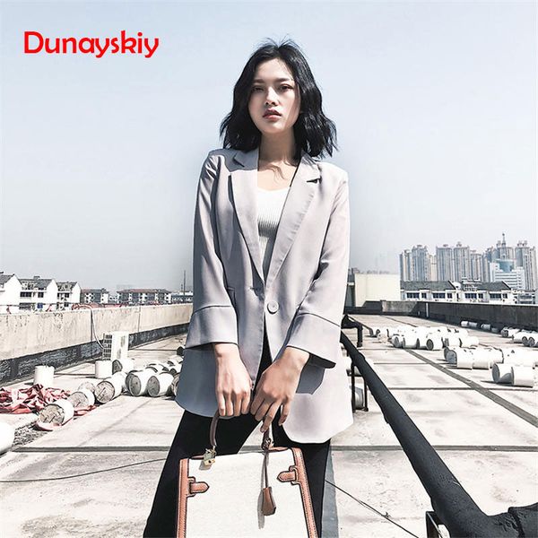 

elegant blazer women chiffon white suit jacket female casual streetwear office ladies work black blazer and jacket women, White;black
