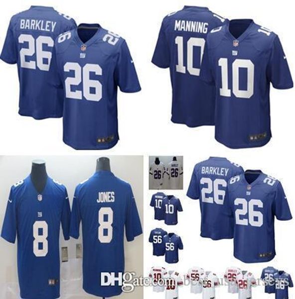 

Men 039 women kid new york jer ey giant 26 aquon barkley 10 eli manning 8 daniel jone football jer ey