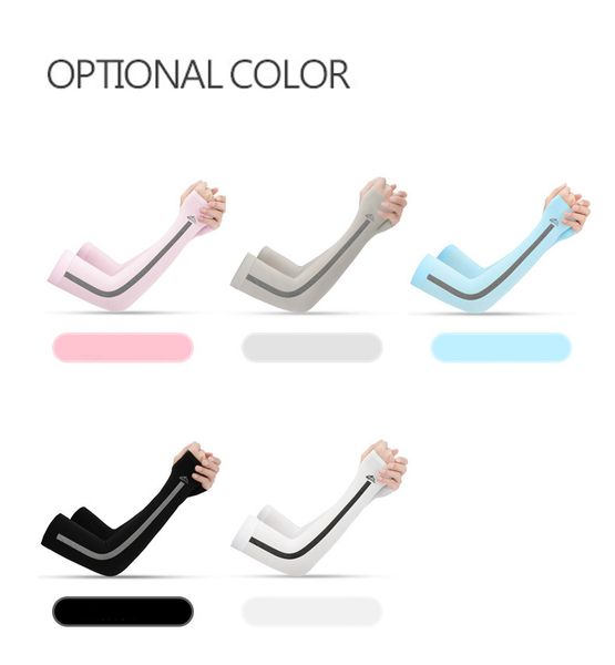 

оптовый новейший лед шелк солнцезащитный крем рукава мужские и женские рукава на открытом воздухе путешествие велосипед спорта езда тени рук